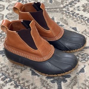 L.L Bean womens Duck Boots Slip on